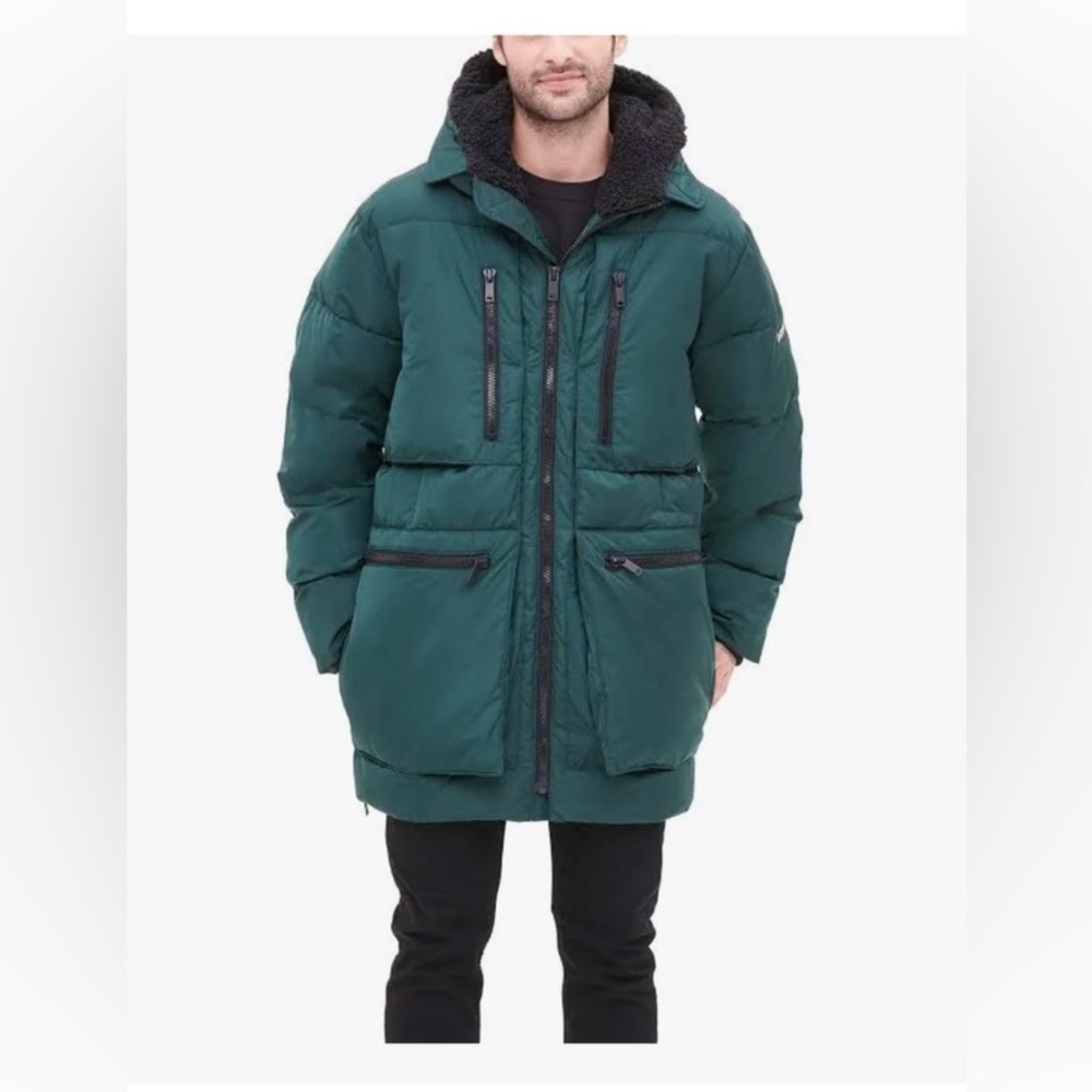 DKNY Ultra Loft Full Length Quilted Parka Coat Jacket - New With Tags